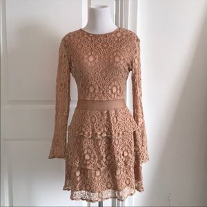 Missguided lace mini dress